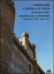 Portada: Memoria de Actividades II Legislatura (1989-1991)